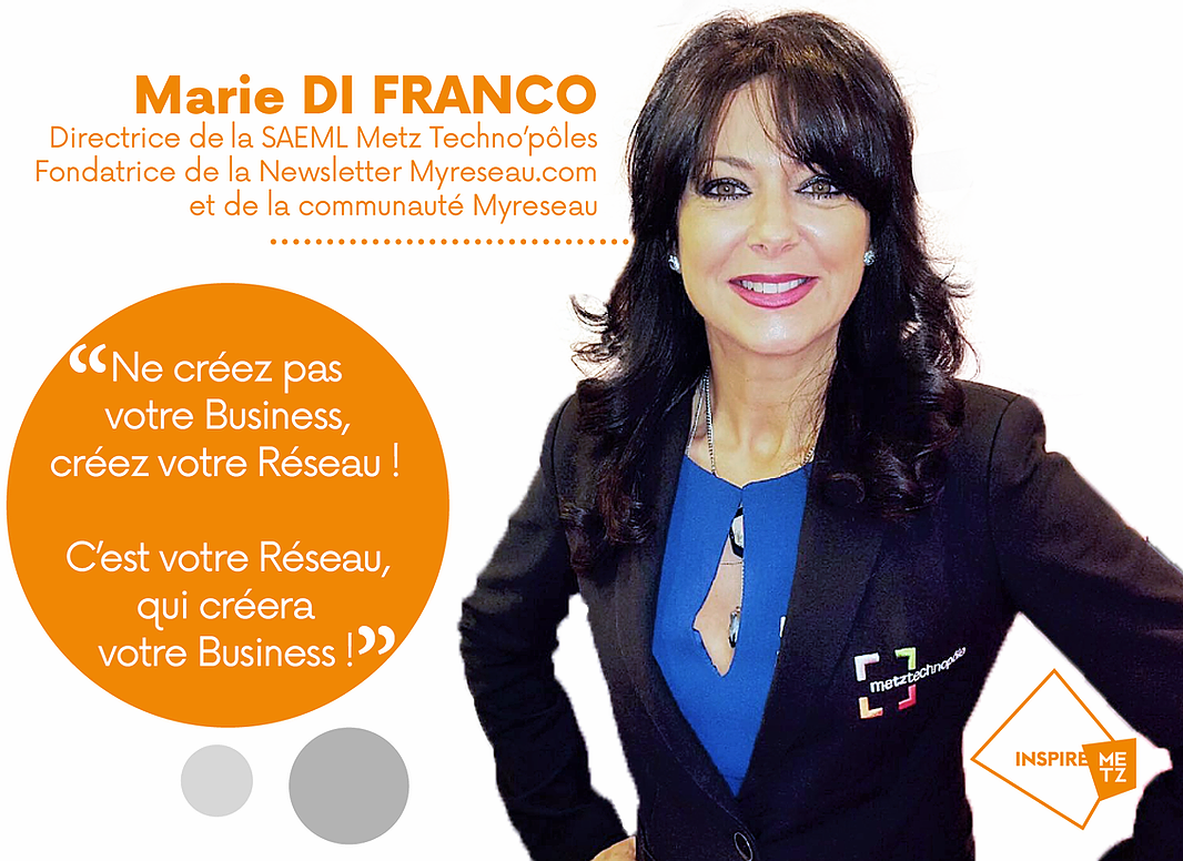 Marie DI FRANCO, Directrice de la SAEML Metz Techno'pôles